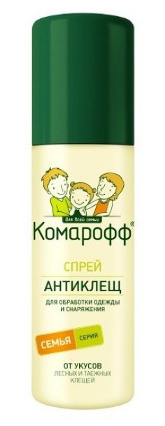 Комарофф антиклещ Спрей 125мл