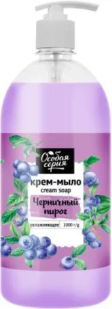 Особая серия крем мыло черничный пирог 1000 мл