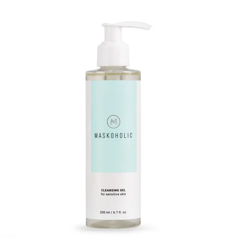 Maskoholic мягкий гель для умывания с маслом риса для чувствительной кожи 200 мл