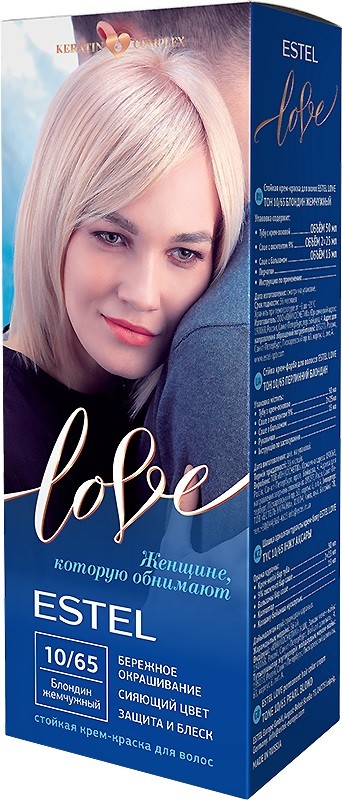 ESTEL LOVE Крем-краска 10/65 блондин жемчужный