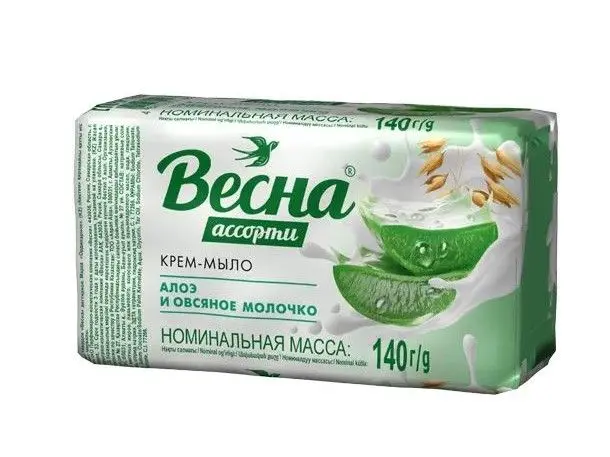 ВЕСНА ассорти алоэ и овсяное молочко 140 г