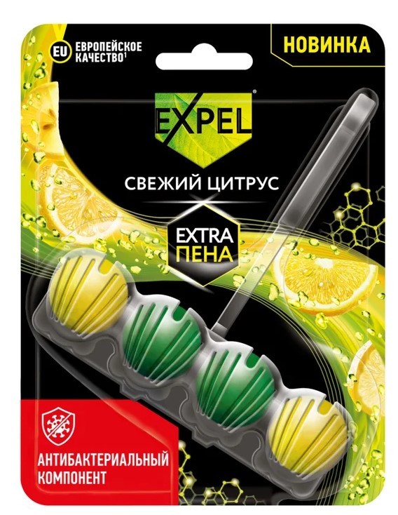 Expel ср во чистящее для унитаза свежий цитрус