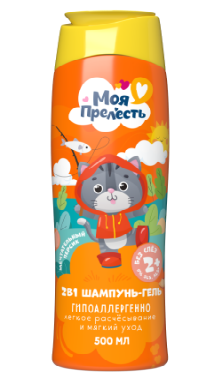Моя прелесть шампунь гель для душа персиковый нектар 500 мл