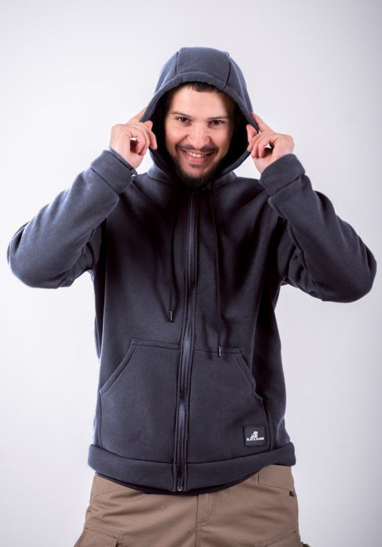 Black Rams Uniform Худи  HBZ-001 Серый XXL