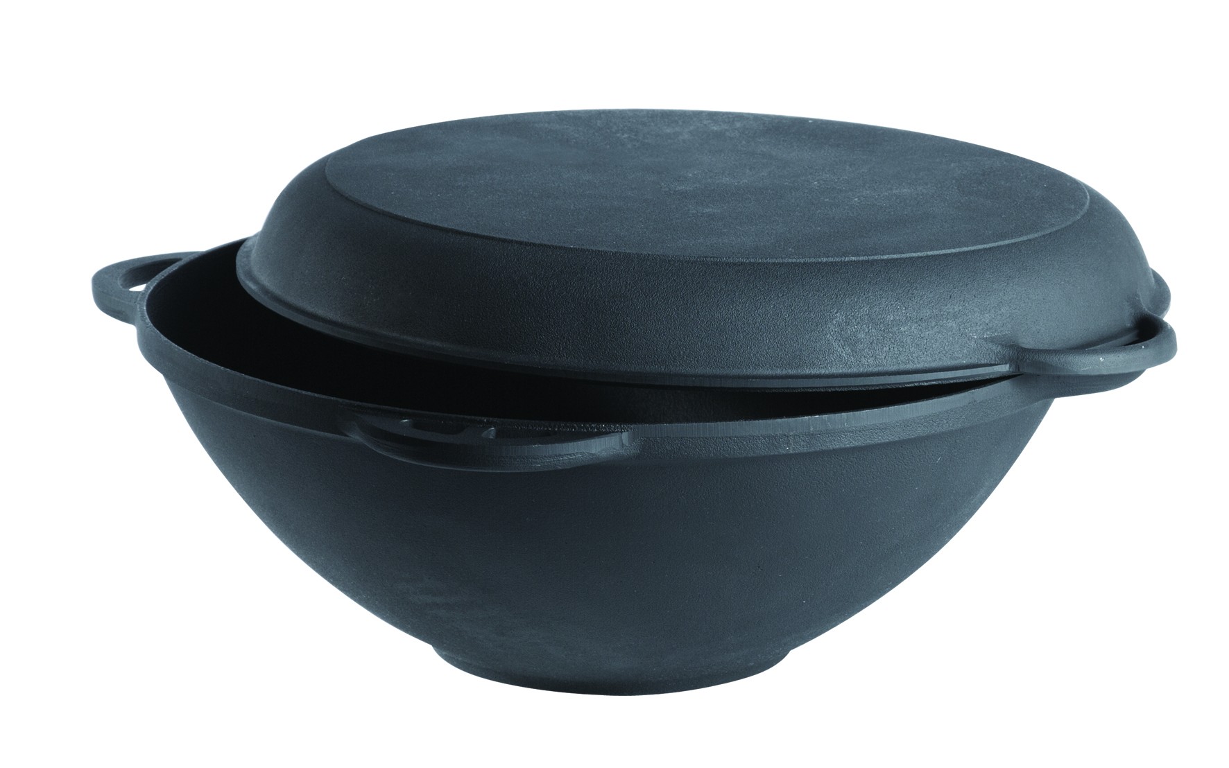 FORESTER Казан чугунный с крышкой-сковородой 9л (1)