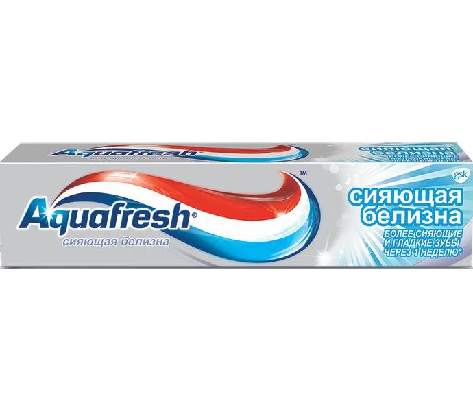Aquafresh зубная паста Сияющая белизна, 75 мл