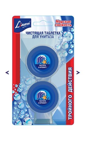 Liaara Чистящие таблетки для унитаза 2х50г