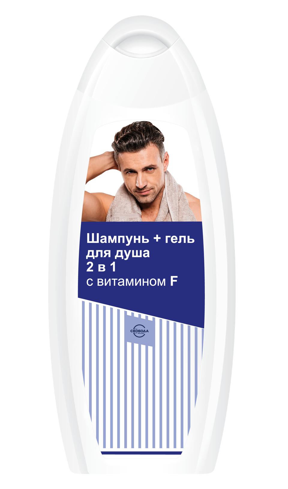 Свобода шампунь гель для душа 2 в1 с витамином F 430 мл