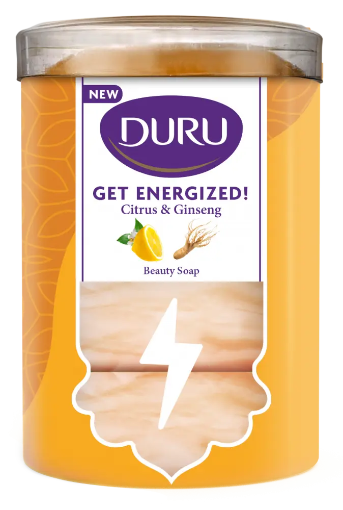 Duru get energized туалетное мыло бодрящее 4*90 гр