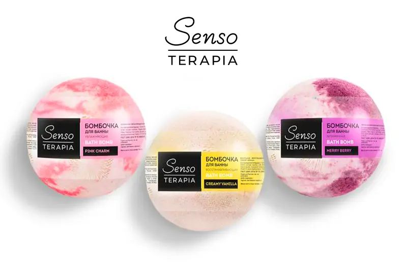 Бомбочки для ванн от Senso Terapia