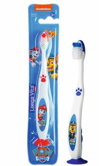 Лонга Вита paw patrol детская зубная щетка 0+