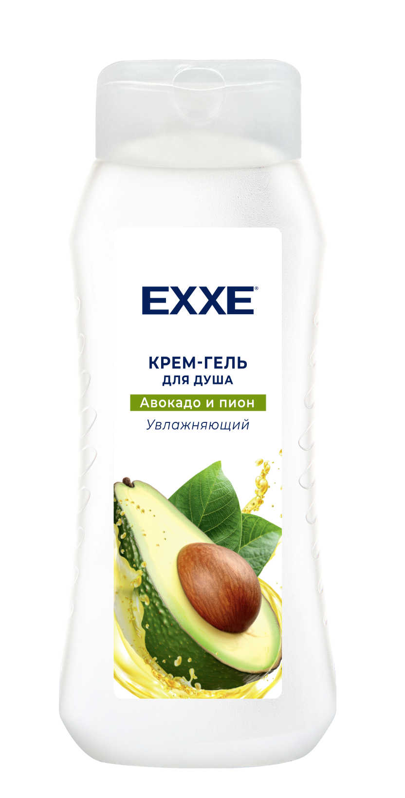 Exxe увлажняющий крем гель для душа авокадо и пион 400 мл