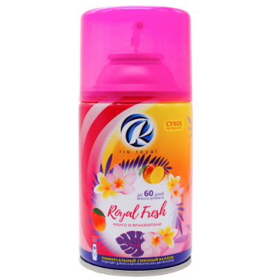 Rio Royal Fresh  освежитель воздуха манго и франджипани 250 мл