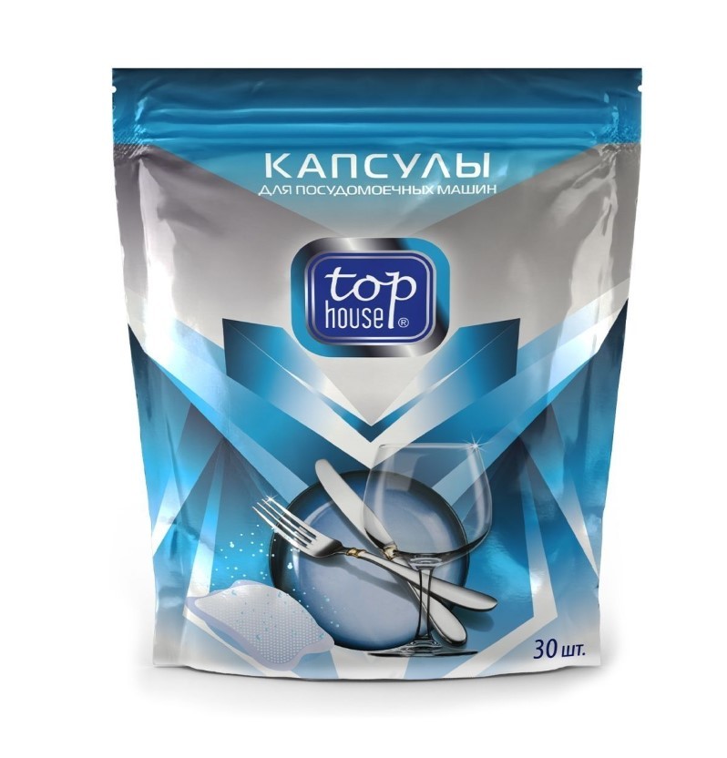 House капсулы для посудомоечных машин 30шт