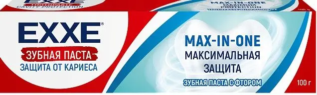 EXXE зубная паста максимальная защита от кариеса 100 гр