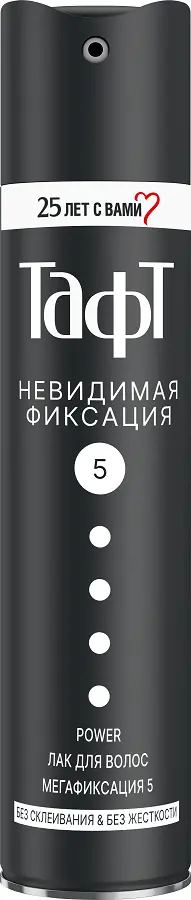 Тафт лак невидимая фиксация макс сильной фиксации 225 мл