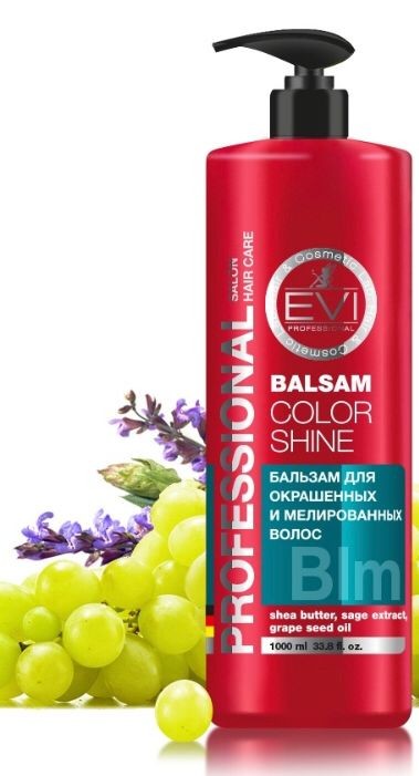 Evi Professional бальзам Интенсивный  уход для окрашенных и мелированных волос 1000мл