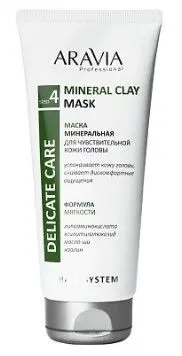 ARAVIA professional маска минеральная для чувствительной кожи головы 200 мл