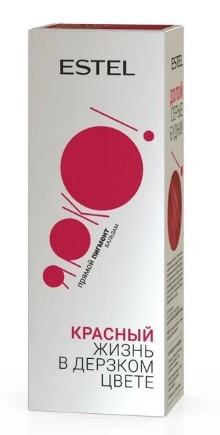 Estel Ярко красный бальзам с прямыми пигментами для волос 150 мл