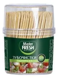 Master FRESH зубочистки в пластик баночке 500шт
