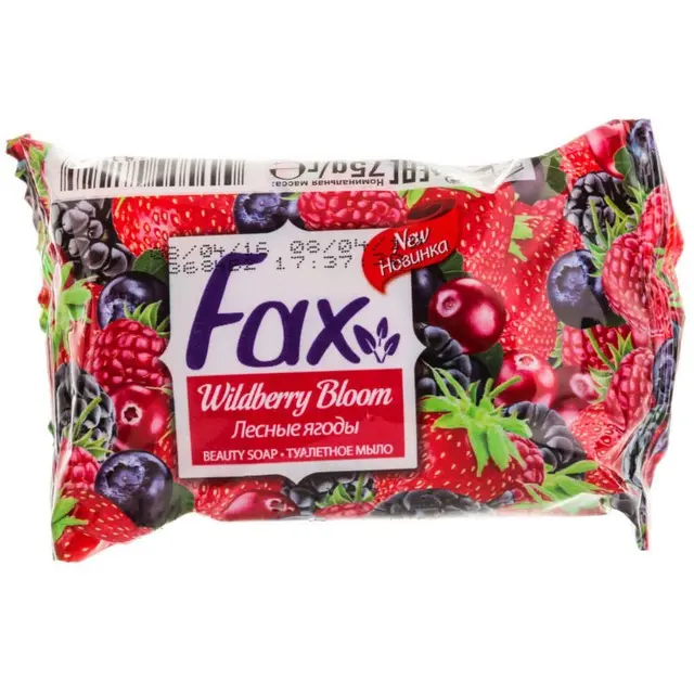 Туалетное мыло FAX HAPPY HOME ЛЕСНЫЕ ЯГОДЫ, 75г