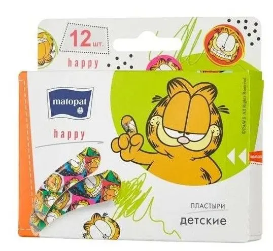 BELLA маторат пластырь happy по 12 шт new