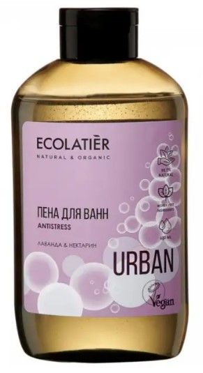 Ecolatier пена для ванн лаванда & нектарин 600 мл