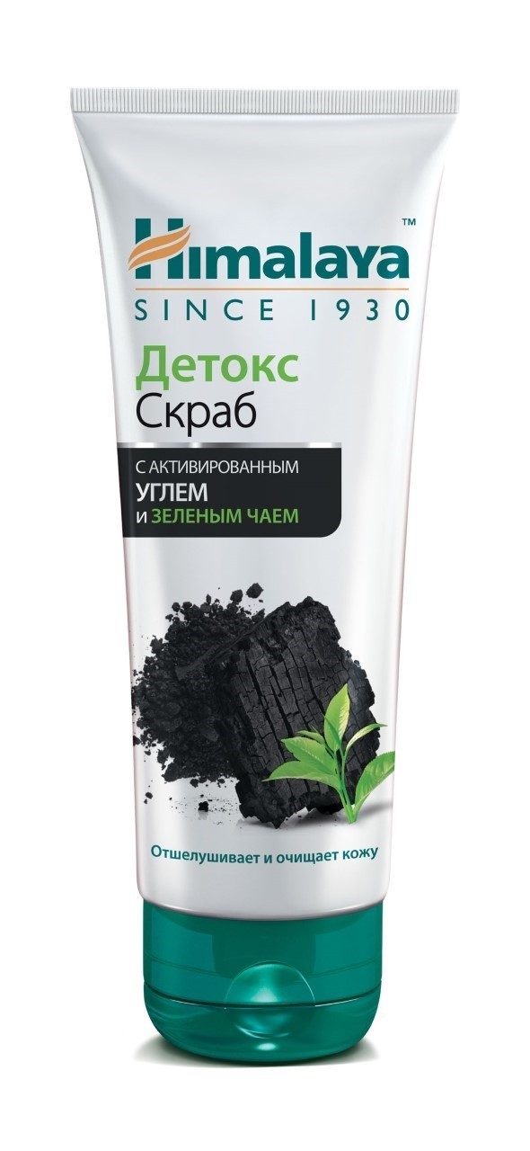 Himalaya cкраб Детокс с активированным углём и зелёным чаем 75мл