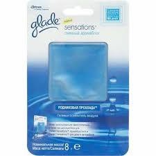Гелевый освежитель GLADE Sensations Аромакристалл РОДНИКОВАЯ ПРОХЛАДА сменный блок, 8г