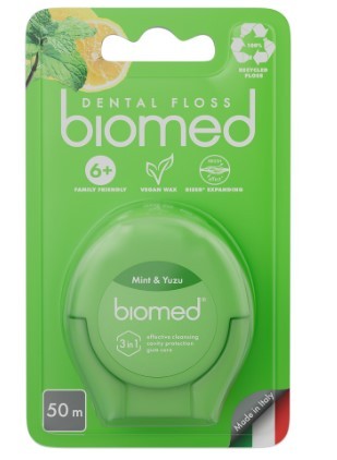 Splat professional dentalfloss зубная нить мята юдзу 50м