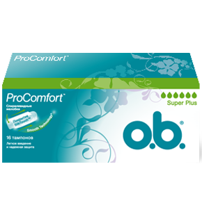 Тампоны OB Comfort супер плюс 16шт