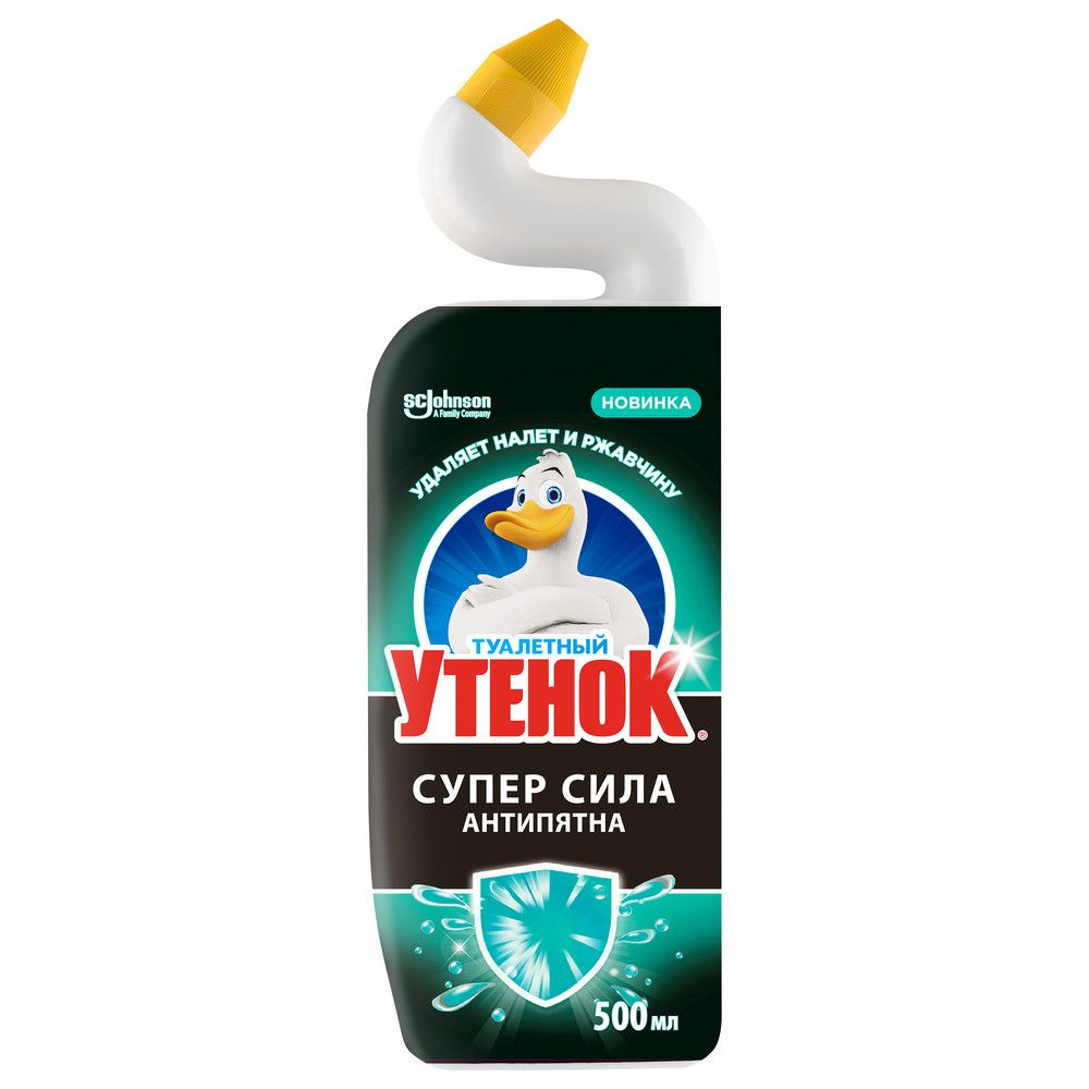 Туалетный Утенок чистящее средство для унитаза антипятна 500 мл