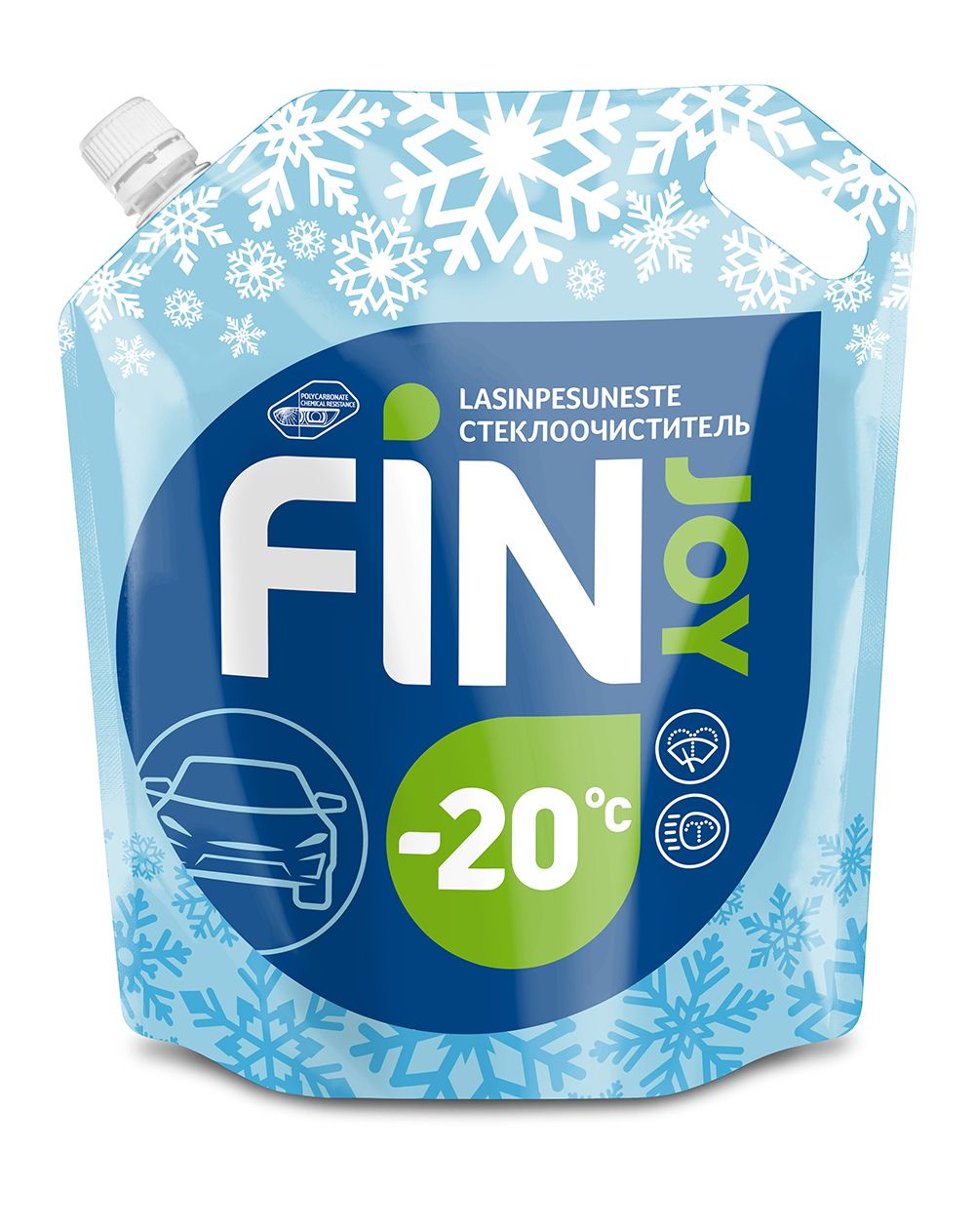FinJoy автоочиститель стёкол cherry -20° C 3.5 л дой пак