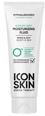 SKIN Увлажняющий гипоаллергенный флюид для комбинированной и жирной кожи, 75 мл