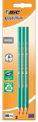 BIC карандаш чг бик эволюшн блистер 3шт