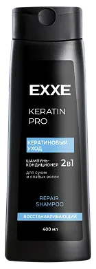 Exxe шампунь для волос care кератиновый уход 400 мл