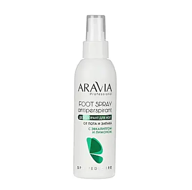 Aravia professional дезодорант для ног с эвкалиптом и лимоном 150 мл