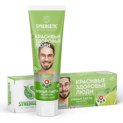 Synergetic зубная паста активная защита 100 г 