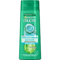 Fructis укрепляющий шампунь кокосовый баланс для волос жирных у корней и сухих на кончиках 250 мл
