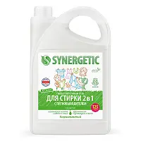 Synergetic биоразлагаемый концентрированный гель для стирки 2 в 1 c пятновыводителем 3,75 л 125 стирок
