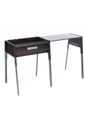 Forester термо мангал 65х36 со столом крышкой 