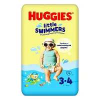 Huggies little swimmers подгузники для плавания 7-15 кг 3-4 размер 13 шт