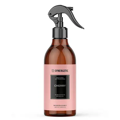 Synergetic парфюмированный освежитель воздуха нейтрализатор запахов cherry вишня 380 мл