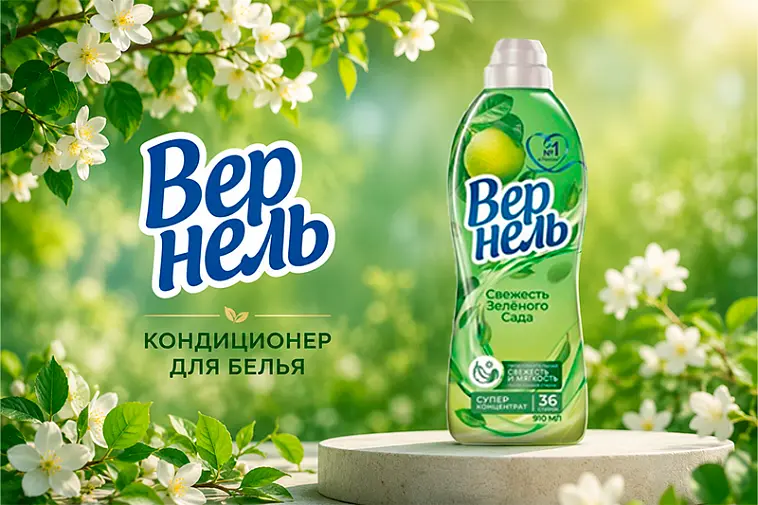 Кондиционеры для белья Вернель Свежесть зелёного сада