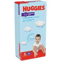 Huggies подгузники трусики для мальчиков 15-25 кг 6 размер 44 шт