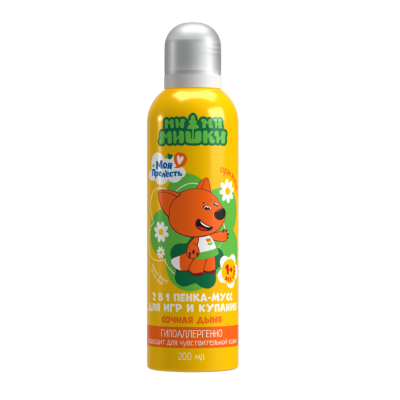 Моя прелесть цветная пенка мусс оранжевая ми ми мишки 200 мл 
