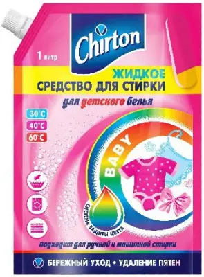 Chirton средство для стирки детского белья жидкое 1000мл 