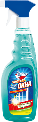Золушка чистые окна с нашатырным спиртом с триггером 0.5 л 