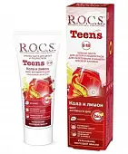 ROCS зубная паста для школьников кола и лимон 74 гр