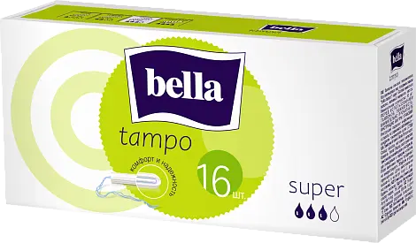 BELLA Тампоны женские гигиен. без апплик.comfort марки ' bella' Super по 16шт